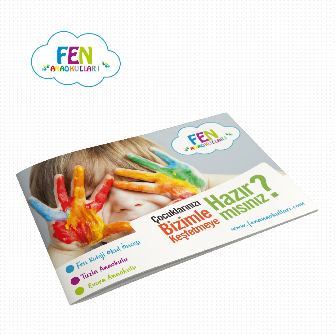 Fen Anaokulu Brochure Design