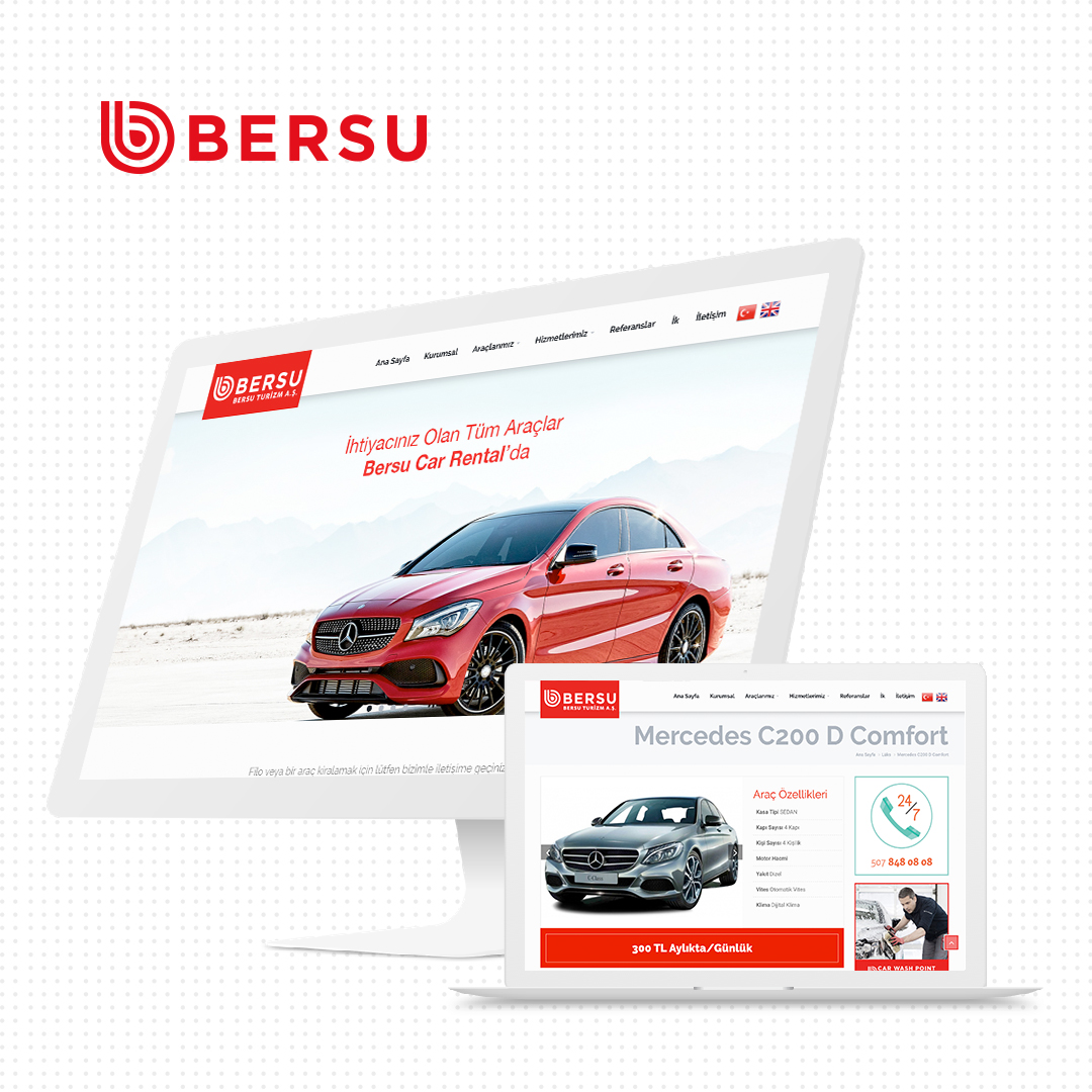 Bersu Car Rental Web Site
